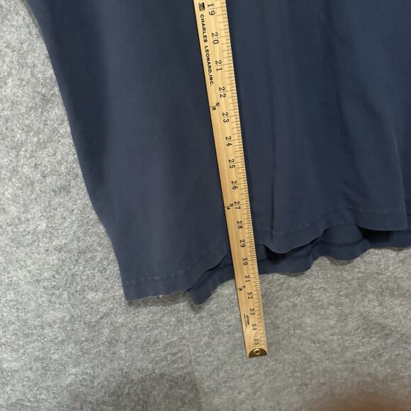 Abercrombie & Fitch Muscle Polo Shirt Mens XXL Blue Embroidered Large Moose Y2K - Picture 6 of 7